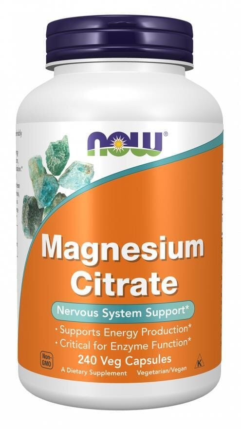 Магній цитрат NOW Magnesium Citrate вег. капсули №240