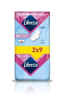 Прокладки гігієнічні Libresse Classic Protection Regular, 18 шт