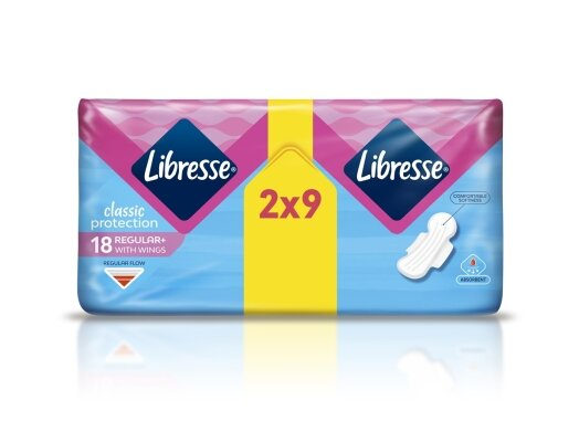 Прокладки гігієнічні Libresse Classic Protection Regular, 18 шт