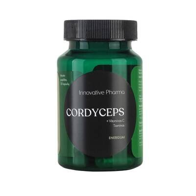 Гриб Кордицепс та Вітамін С Innovative Pharma Cordyceps+Vitamin C капсули №30