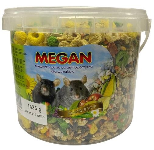 Корм Megan для щурів, 3 л відро