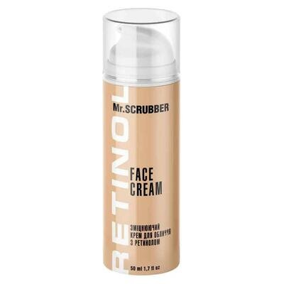 Крем для обличчя MR.Scrubber Retinol Face Cream зміцнювальний з ретинолом, 50 мл