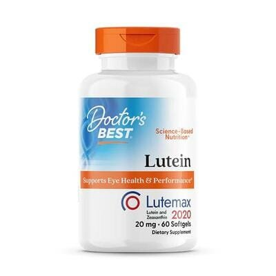 Лютеїн Doctor's Best Lutein with Lutemax 2020 20 мг, 60 м'яких таблеток