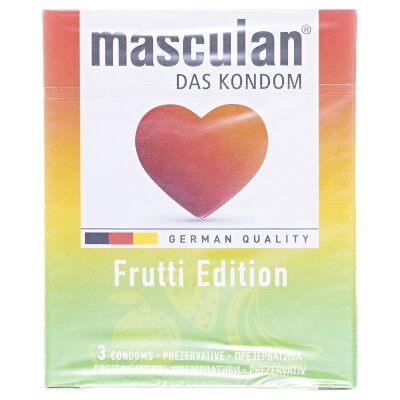 Презервативи Masculan Frutti Edition, 3 штуки