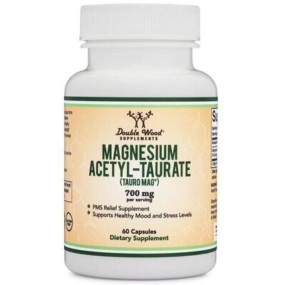Тауромаг Double Wood Magnesium Acetyl-Taurate 700 mg (TauroMag), 60 капсул
