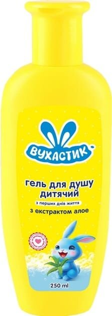 Гель для душу Вухастик дитячий з екстрактом алое, 250 мл