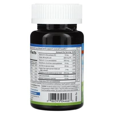 Комплекс для серця та судин Carlson Labs Blood Nutrients, 40 капсул