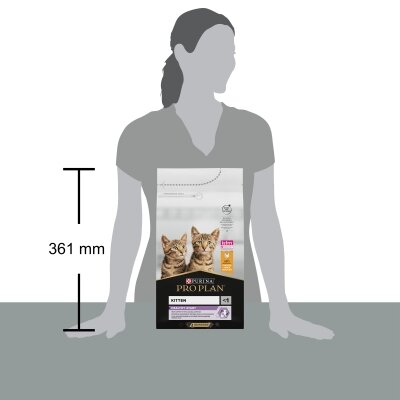 Корм сухий для кошенят Purina Pro Plan Original Kitten до 12 місяців з куркою, 1,5 кг