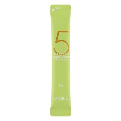 Шампунь Masil 5 Probiotics Apple Vinegar для балансу pH шкіри голови з пробіотиками, 8 мл