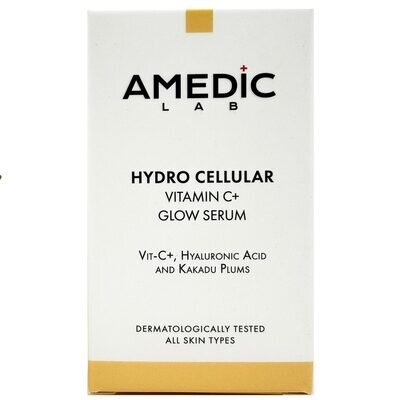 Сироватка для обличчя Amedic Hydro Cellular VItamin С + Glow Serum для сяяння шкіри з вітаміном С та екстрактом сливи какаду, 30 мл