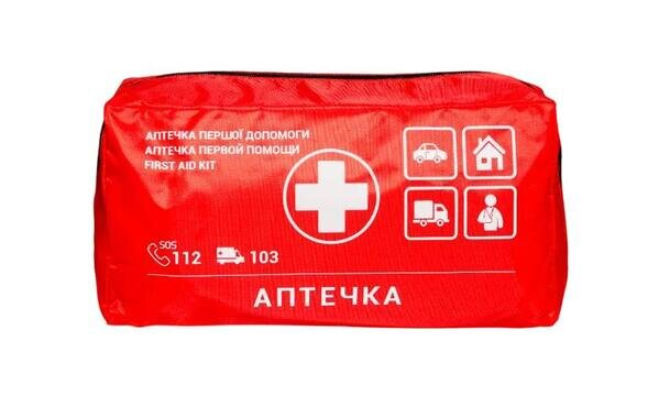 Аптечка медична автомобільна Poputchik АМА-1 (02-076-М), м'який футляр