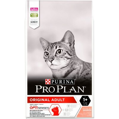 Корм сухий для котів Purina Pro Plan Original з лососем, 10 кг