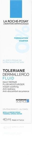 Флюїд для обличчя La Roche-Posay Toleriane Dermallergo заспокійливий зволожуючий, 40 мл