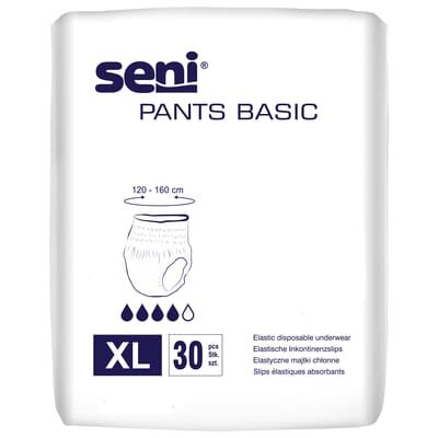 Труси поглинаючі для дорослих Seni Pants Basic Extra Large, 30 штук
