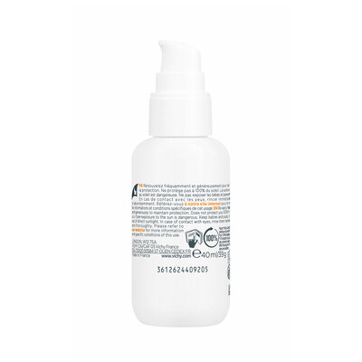 Флюїд сонцезахисний Vichy Capital Soleil UV-Age Daily SPF 50+ проти ознак фотостаріння шкіри обличчя з універсальним тонуючим пігментом, 40 мл