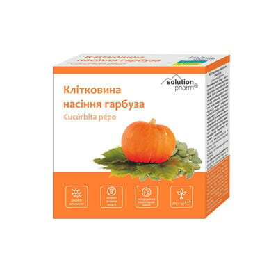 Клітковина Насіння гарбуза Solution Pharm по 210 г у пач.
