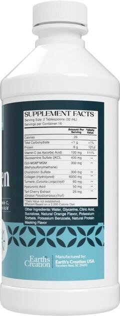 Коллаген Earth's Creation Collagen Super тропік, 473 мл