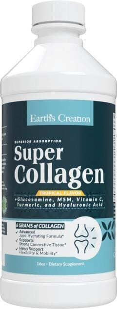 Коллаген Earth's Creation Collagen Super тропік, 473 мл