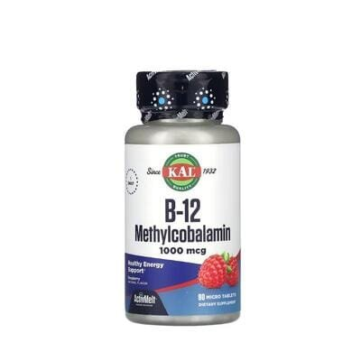 Вітамін В-12 (Метилкобаламін) KAL B-12 Methylcobolamin 1000 мкг, 90 таблеток для розсмоктування