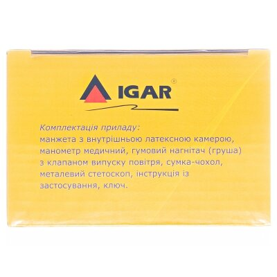 Тонометр IGAR механічний зі стетоскопом