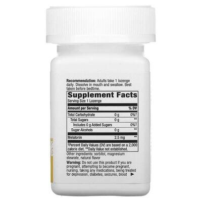 Мелатонін Nature's Way Melatonin 2,5 мг, 100 веганських льодяників