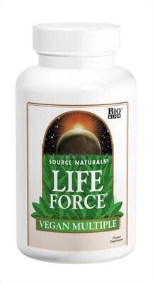 Вітамінно-мінеральний комплекс Source Naturals Life Force Vegan Multiple, 60 таблеток