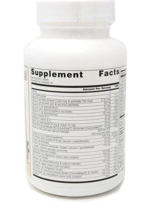 Вітамінно-мінеральний комплекс Source Naturals Life Force Vegan Multiple, 60 таблеток