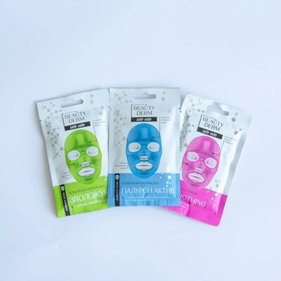 Маска для обличчя Beauty Derm альгінатна Зволожуюча, 20 г