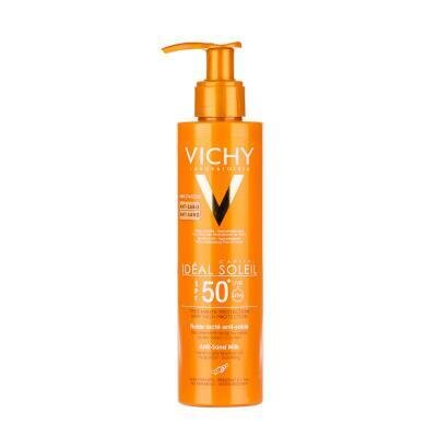 Молочко-флюїд сонцезахисне Vichy Ideal Soleil зволожуюче, SPF 50+, технологія Анти-пісок, 200 мл