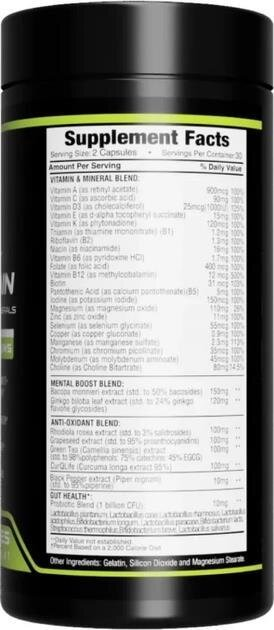 Мультивітамінний комплекс Earth's Creation EC Sports Multivitamins, 60 капсул