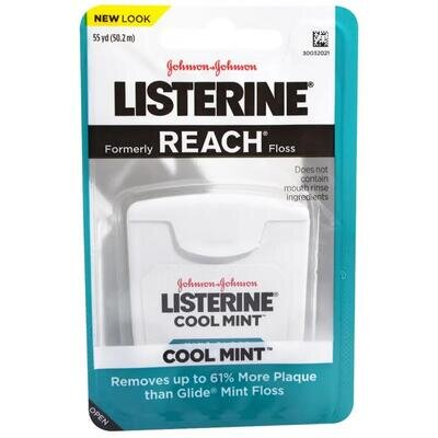 Зубна нитка Listerine Cool Mint, 50,2 м