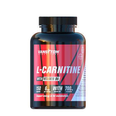 Жироспалювач Vansiton L-Carnitine (карнітин), 150 капсул