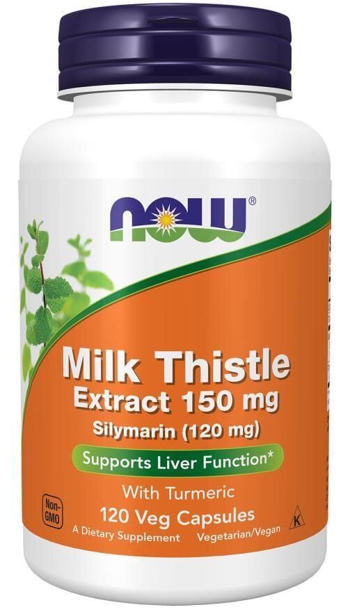 Розторопші екстракт NOW Milk Thistle Extract 150 мг вег. капсули №120