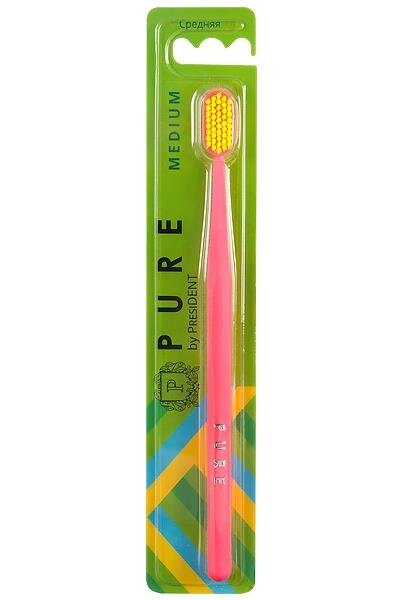Зубна щітка Pure by President Medium