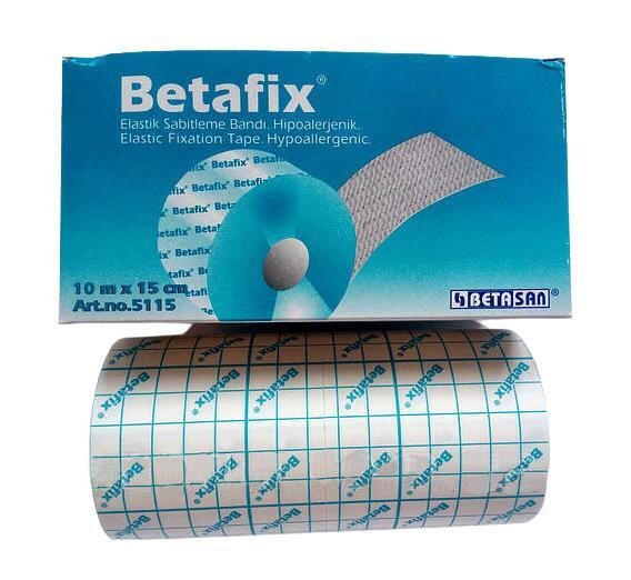 Пластир медичний Betafix на еластичній нетканій основі 15 см х 10 м