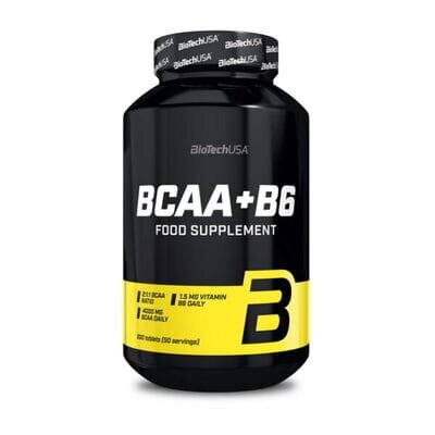 Амінокислоти Biotech BCAA + B6, 200 таблеток