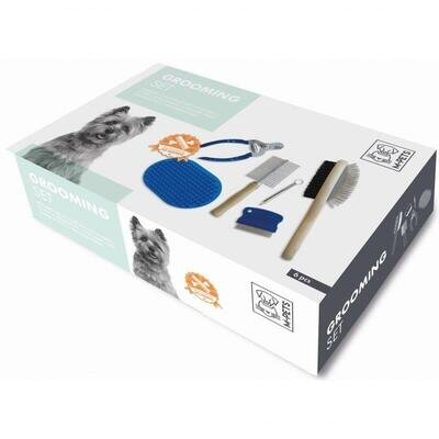 Набір для грумінгу M-Pets Grooming Set з 6-ти предметів для собак, котів та гризунів