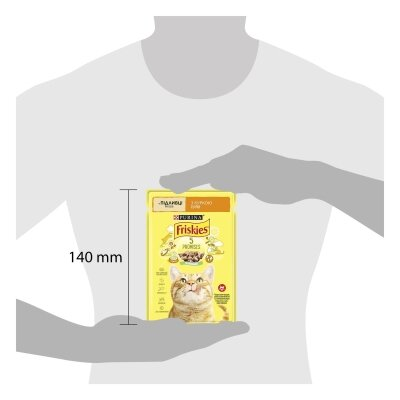 Корм вологий для кішок Purina Friskies шматочки в соусі з куркою, 85 г