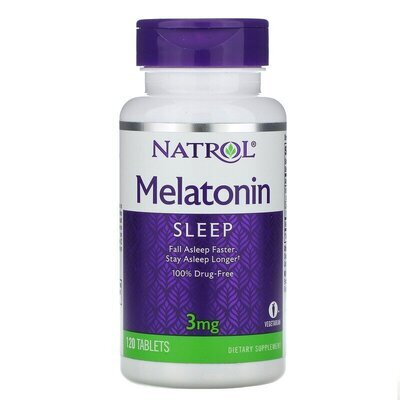 Мелатонін Natrol Melatonin 3 мг, 120 таблеток