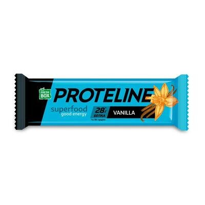 Батончики протеїнові ProteLine Fresh Box зі смаком ванілі, 24 штуки по 40 г