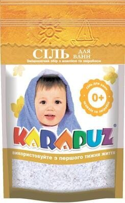 Сіль для ванн Karapuz Карапуз Шавлія та звіробій, 500 г