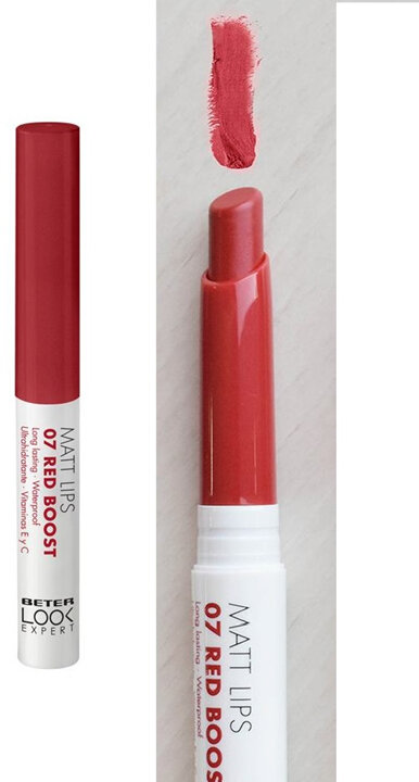 Помада для губ Beter матова 07 Red Boost, 2,5 г