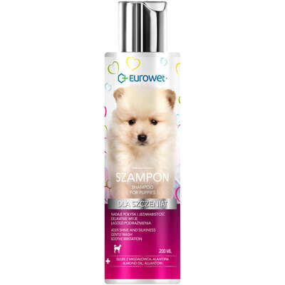 Шампунь Eurowet For Puppies з мигдальною олією та алантоїном для цуценят, 200 мл