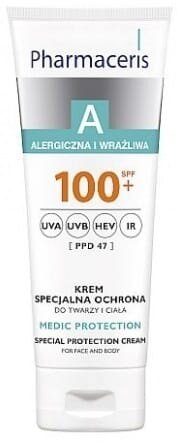 Крем для обличчя Pharmaceris А SPF100+ спеціального захисту, 75 мл