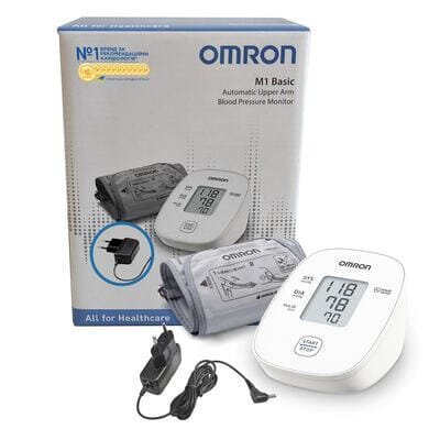 Тонометр Omron M1 Basic (HEM-7121J- AF) автоматичний + адаптер HHP-CM01