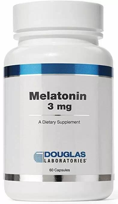 Мелатонін Douglas Laboratories Melatonin 3 мг, 60 капсул