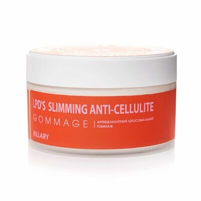 Гоммаж для тіла Hillary Anti-cellulite Gommage LPD's Slimming Антицелюлітний ліфтинг, 200 мл