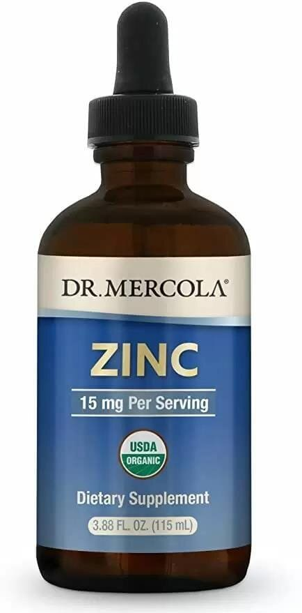 Цинк Dr. Mercola Zinc 15 мг краплі, 115 мл