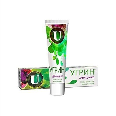 Угрин Демодекс крем-бальзам косметичний по 41 г у тубах