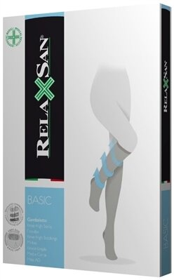 Гольфи компресійні Relaxsan Basic 850 закритий носок, компресія 18-22, 140 den, колір бежевий, розмір 3